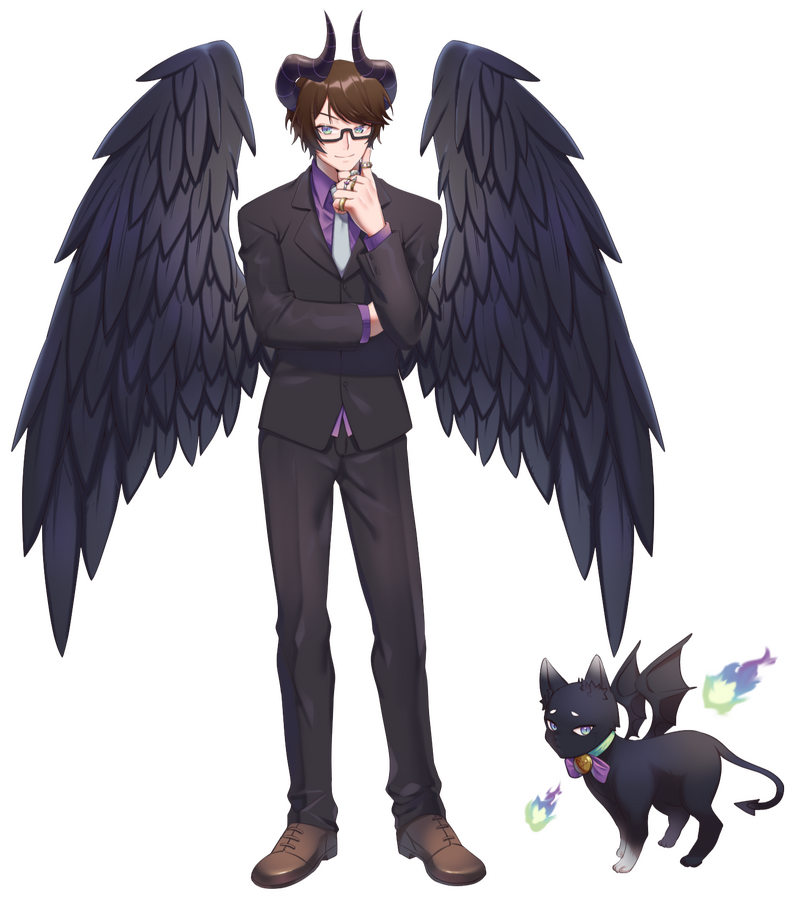 Shingen and Ippit (Demon Forms) by TerrainAkka